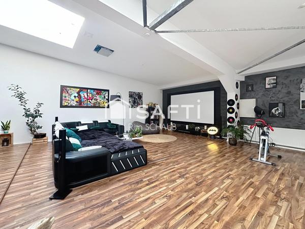 Loft lumineux de 200 m² à Hégenheim – volumes et charme atypique