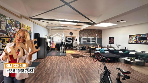 Loft lumineux de 200 m² à Hégenheim – volumes et charme atypique
