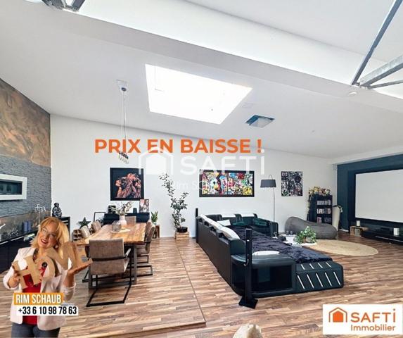 Loft lumineux de 200 m² à Hégenheim – volumes et charme atypique