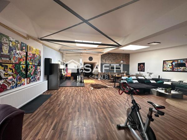 Loft lumineux de 200 m² à Hégenheim – volumes et charme atypique