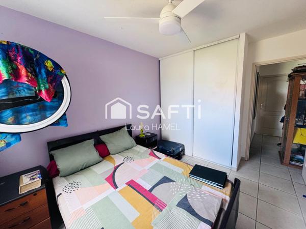 Appartement T3 au 2ème étage, vue mer.