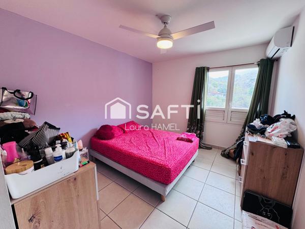 Appartement T3 au 2ème étage, vue mer.