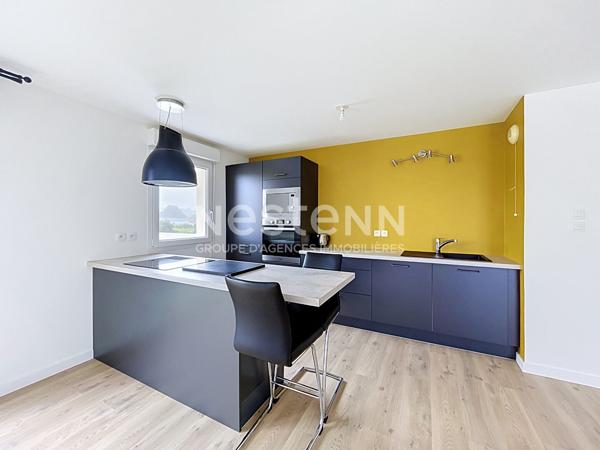 Brest : Secteur Mesnos/Cavale blanche bel appartement de 70 m² avec balcon au dernier étage