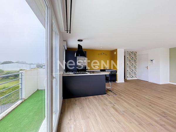 Brest : Secteur Mesnos/Cavale blanche bel appartement de 70 m² avec balcon au dernier étage
