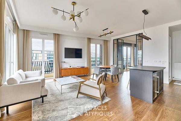 Appartement rénové avec terrasse