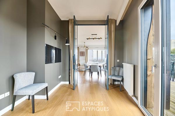 Appartement rénové avec terrasse