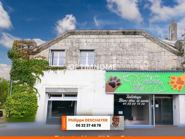 RARE - Maison 200 m² - 7 Pièces - 5 chambres + Local Commercial 65 m² + Hangar 135 m² - BELLAC 87