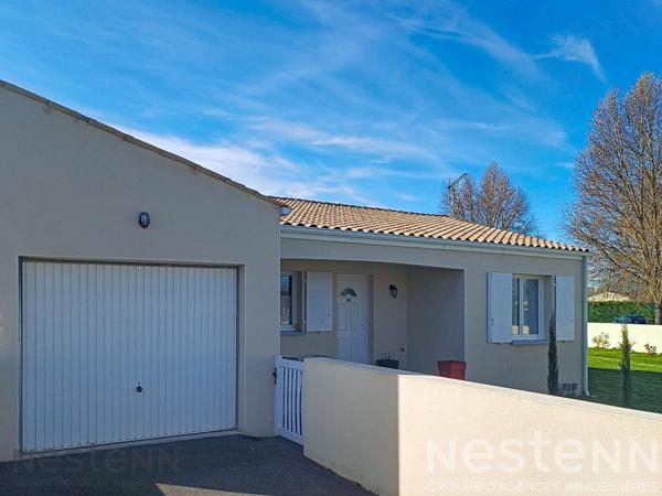 Maison à vendre dans un lotissement de Saujon, 82m², 3 chambres, garage, terrain de 677m²