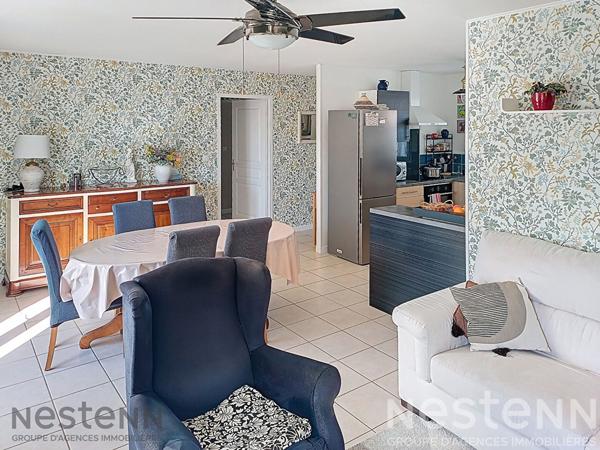 Maison à vendre dans un lotissement de Saujon, 82m², 3 chambres, garage, terrain de 677m²