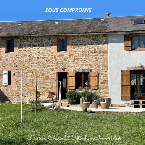 Maison de charme de 97 m2 habitable avec jardin plat de 1226 m2