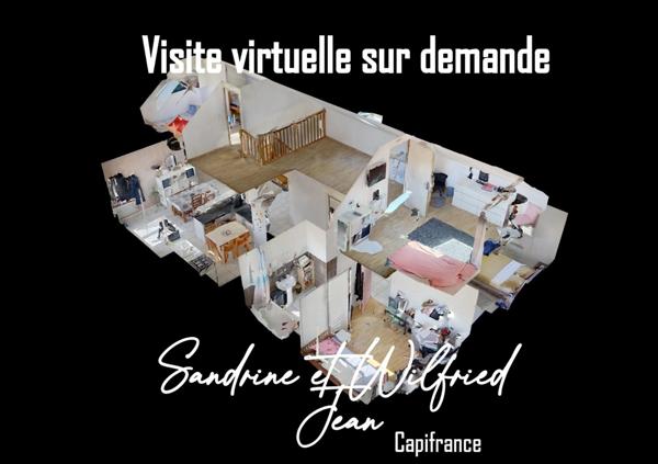 LES ANDELYS (27) vente interactive - Maison 6 chambres (4 au RDC) - belle vue sur la vallée