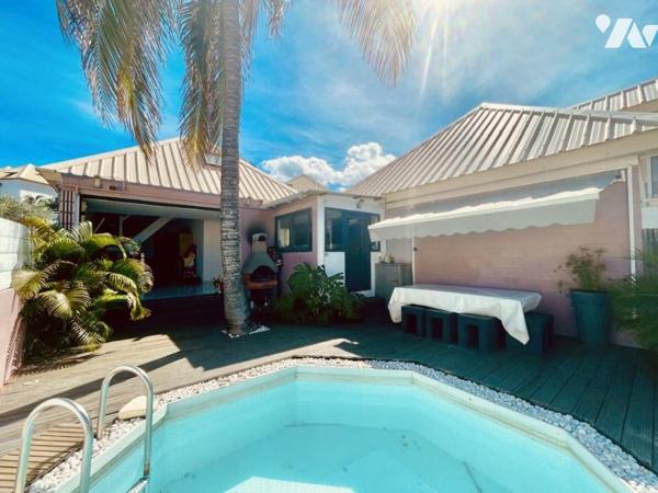 SALINE LES BAINS VILLA T4 PISCINE PROCHE LAGON