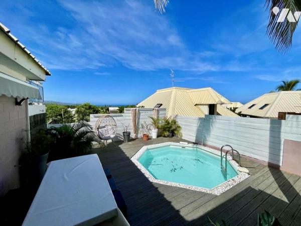 SALINE LES BAINS VILLA T4 PISCINE PROCHE LAGON