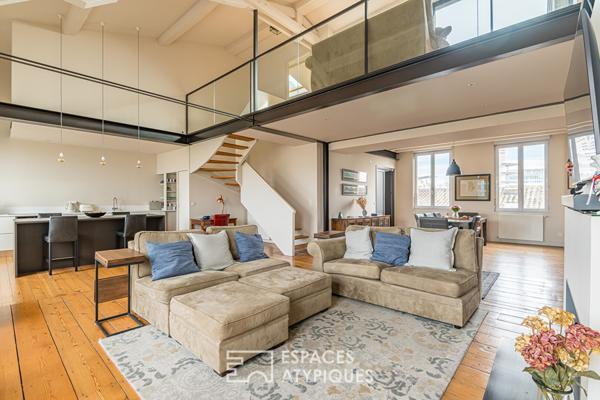Loft avec terrasse et vue dégagée situé place Stalingrad