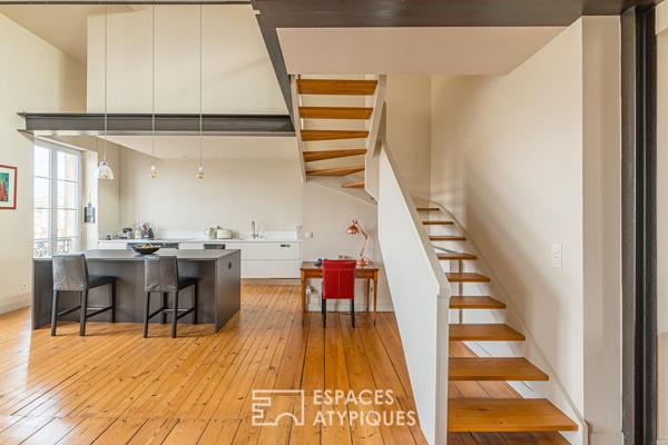 Loft avec terrasse et vue dégagée situé place Stalingrad