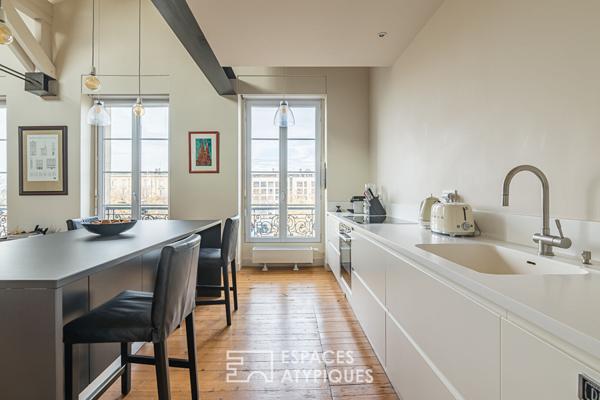 Loft avec terrasse et vue dégagée situé place Stalingrad