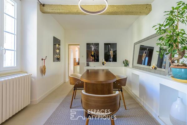 Propriété en Provence avec jardin et 2 appartements indépendants avec revenu locatif