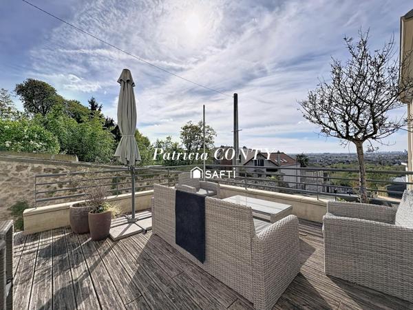 Maison d’architecte, vue exceptionnelle sur Paris