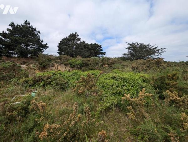 Parcelle de terrain - constructible - Vue mer