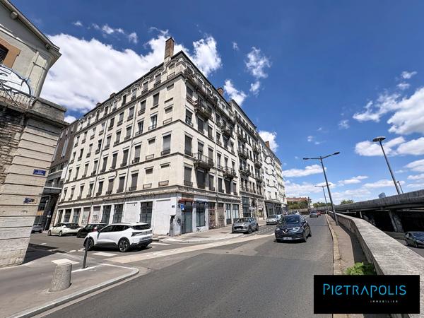 T2/T3 de 47 m² — Quai Perrache, Lyon 2ème — Lumineux, sans vis-à-vis