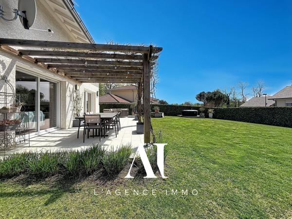 Maison individuelle 136 m² – Terrasse 88 m² – Vue Jura – 3 chambres – Échenevex 01170
