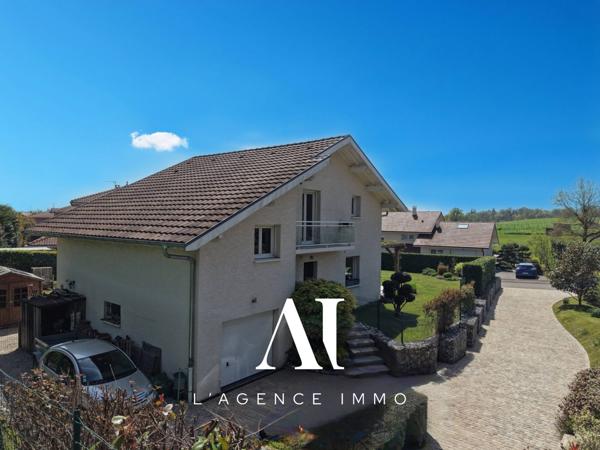 Maison individuelle 136 m² – Terrasse 88 m² – Vue Jura – 3 chambres – Échenevex 01170