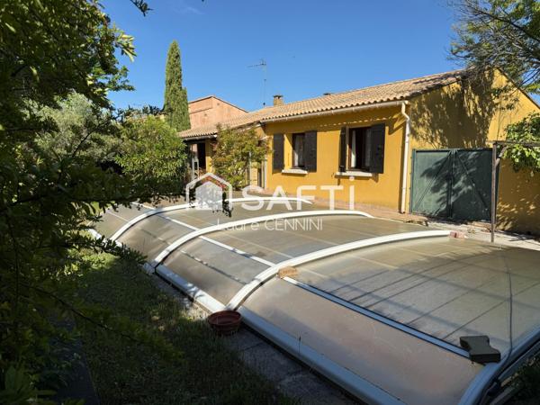 Maison de plain pied idéalement située à Valréas