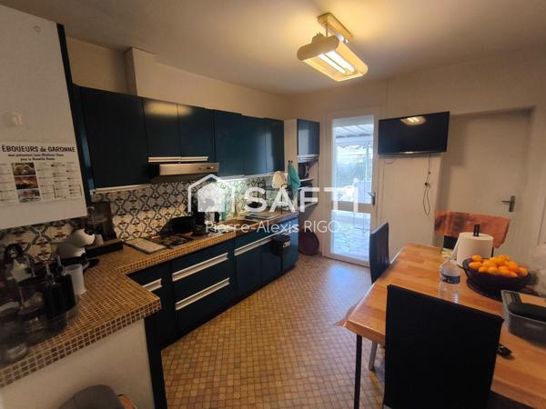 Maison plain-pied de 77m², deux chambres et garage