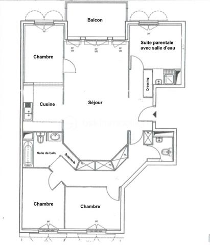 Appartement de 101 m²