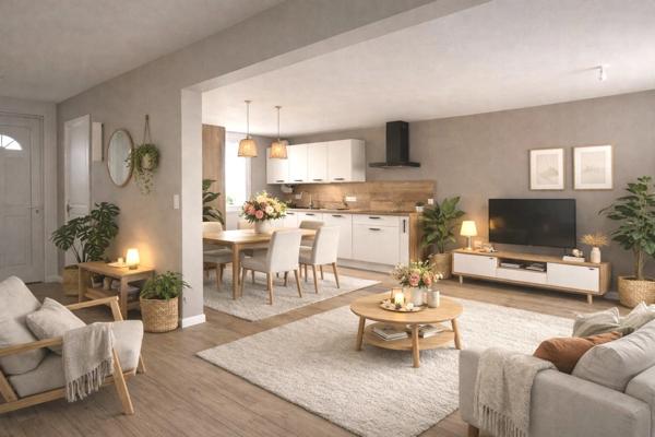 Saint-Nazaire – Plage à vélo 7min & Parc Paysager : Votre maison 3 chambres, rénovée avec DPE C !