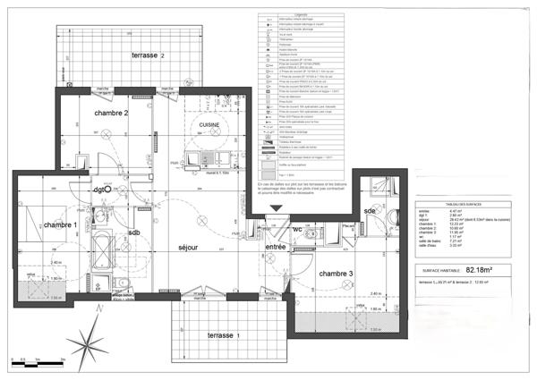 Appartement 4 pièces - 90 m²