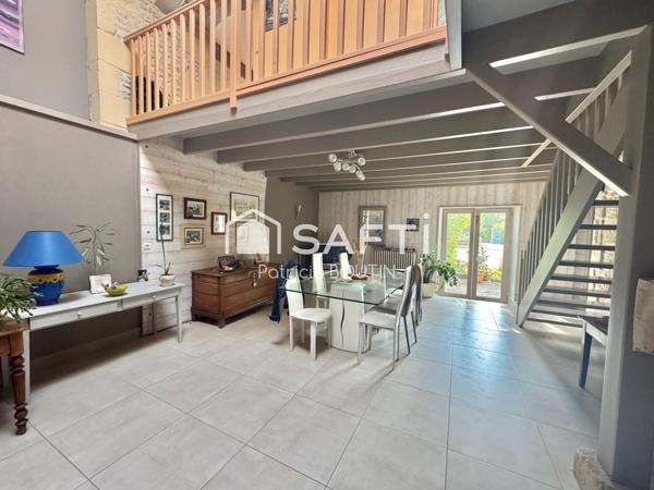 MAISON EN PIERRE 5 CHAMBRES + DEPENDANCES ET PISCINE