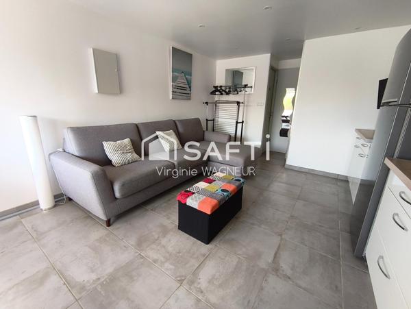 T3 en RDJ avec belle terrasse et parking privé.