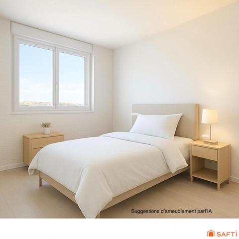 T3 rénové - Vue dégagée, Balcon - Angers Roseraie