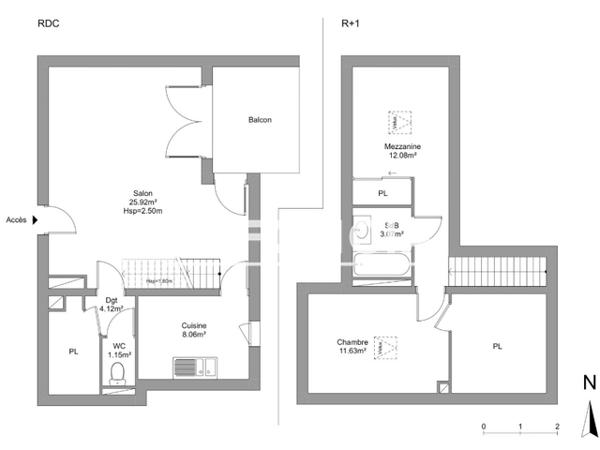 Location Appartement 3 pièces 70.45 m² - 195 RUE ALBERTI Lattes 34970