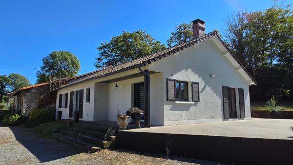 PAVILLON 5 P + GRANGE + PISCINE + RUISSEAU - CHARME CAMPAGNE