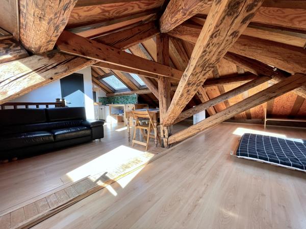 Saint-Pierre-de-Chartreuse (38380) Duplex très lumineux - charpente apparente - vieux bois - vue remarquable 360 degrés - St Pierre de Chartreuse