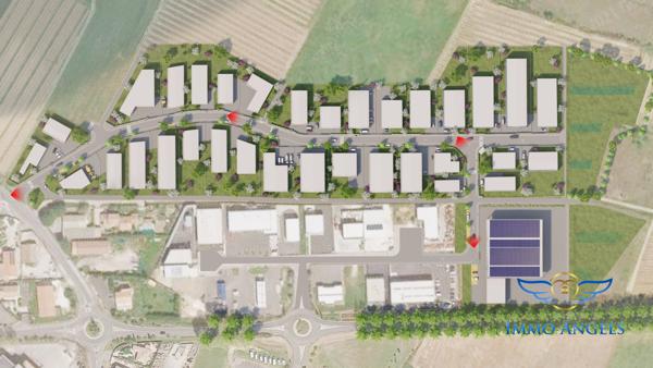 Vente terrain 1135m2 ZONE ARTISANALE