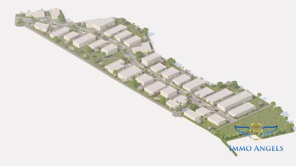 Vente terrain 1135m2 ZONE ARTISANALE