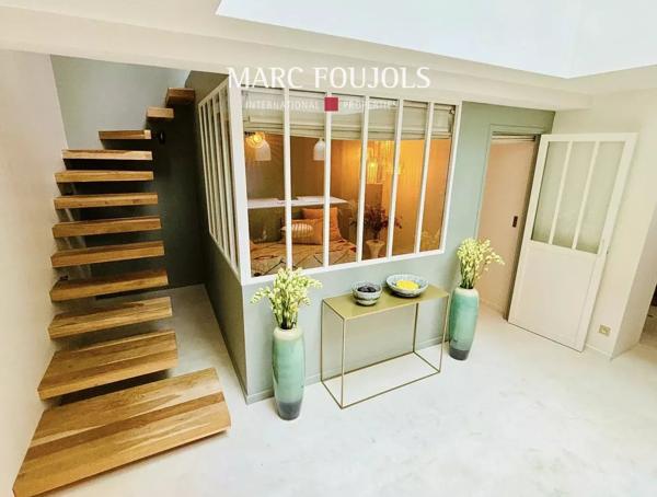 Paris XVII Ternes Poncelet : Loft mixte sur 3 niveaux avec terrasse