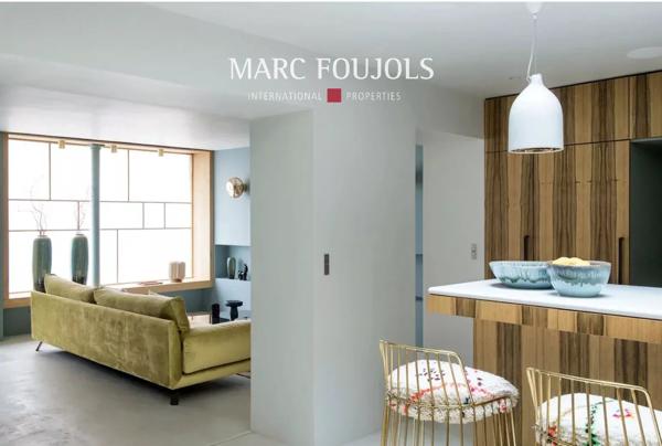 Paris XVII Ternes Poncelet : Loft mixte sur 3 niveaux avec terrasse