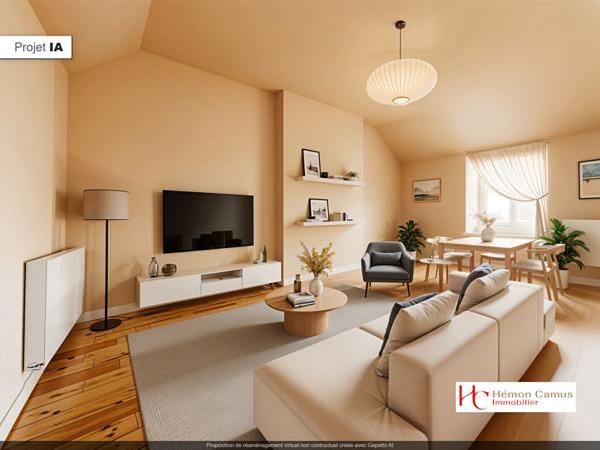 VIARME-GRAND T2-61m²- RENOVÉ- 1Chambre,  
Nantes 44000