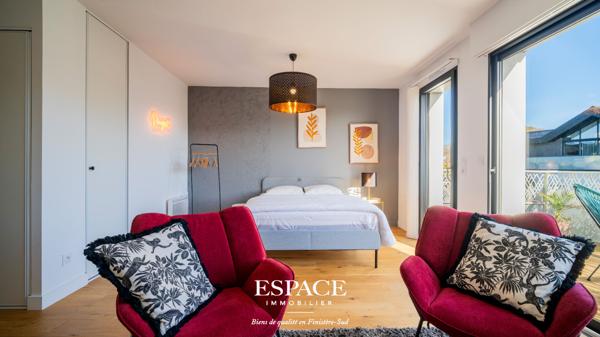 À vendre à Concarneau - Un appartement contemporain à deux pas du centre-ville et de la mer