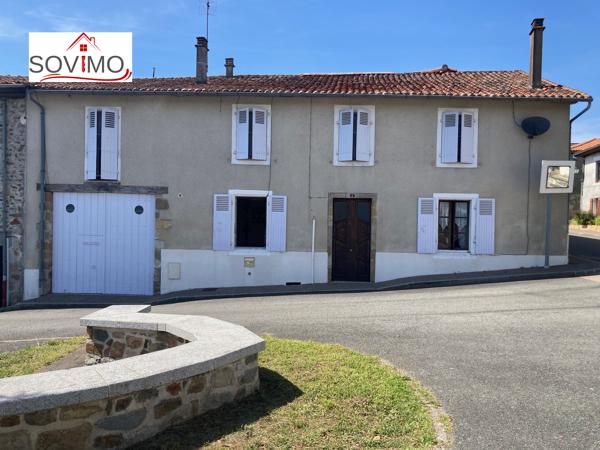 MAISON DE VILLAGE, 5 CHAMBRES, GRANGE ET JARDIN ATTENANTS