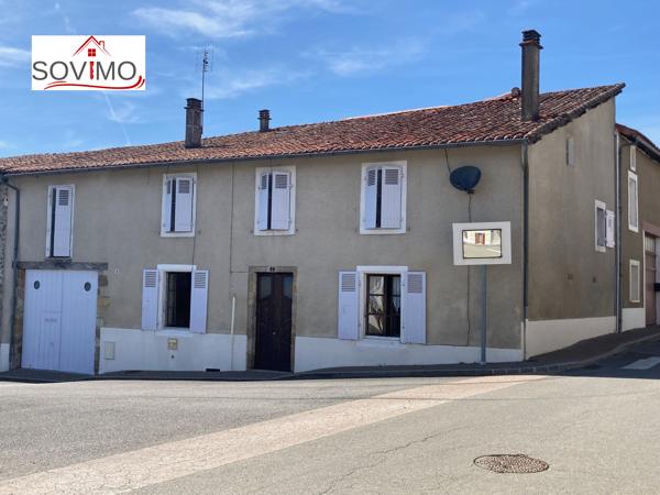 MAISON DE VILLAGE, 5 CHAMBRES, GRANGE ET JARDIN ATTENANTS