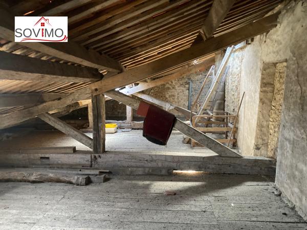 MAISON DE VILLAGE, 5 CHAMBRES, GRANGE ET JARDIN ATTENANTS