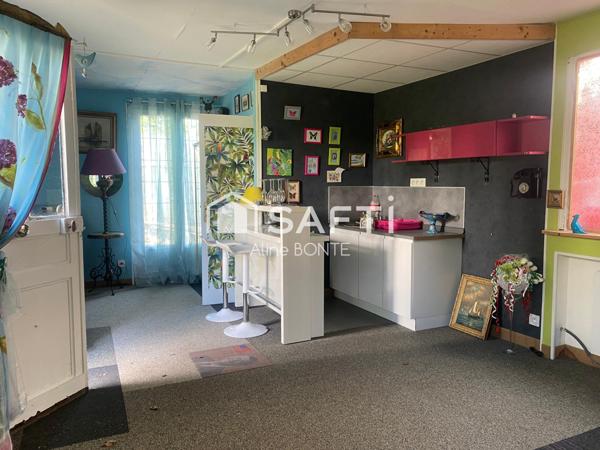 Maison sur sous-sol complet, studio  et garage