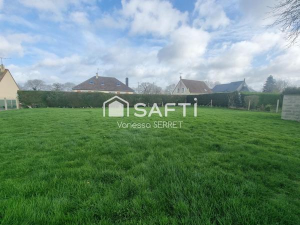 Terrain constructible viabilisé – 719 m² – Sommervieu (14)