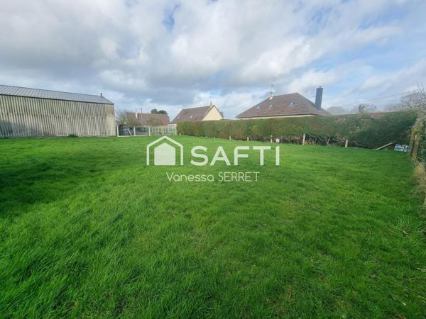 Terrain constructible viabilisé – 719 m² – Sommervieu (14)