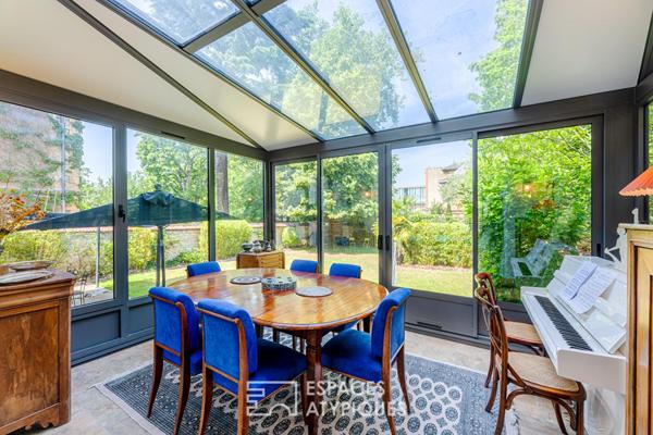 Villa historique Art nouveau avec jardin et atelier d’artiste au coeur de Mantes la Jolie